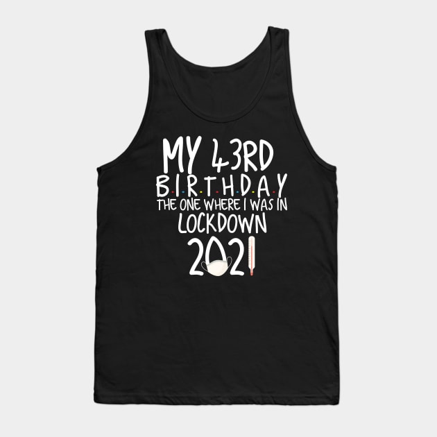 43rd birthday Tank Top by Design stars 5